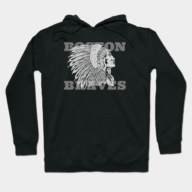 Defunct - Boston Braves Baseball 1935 Hoodie by LocalZonly